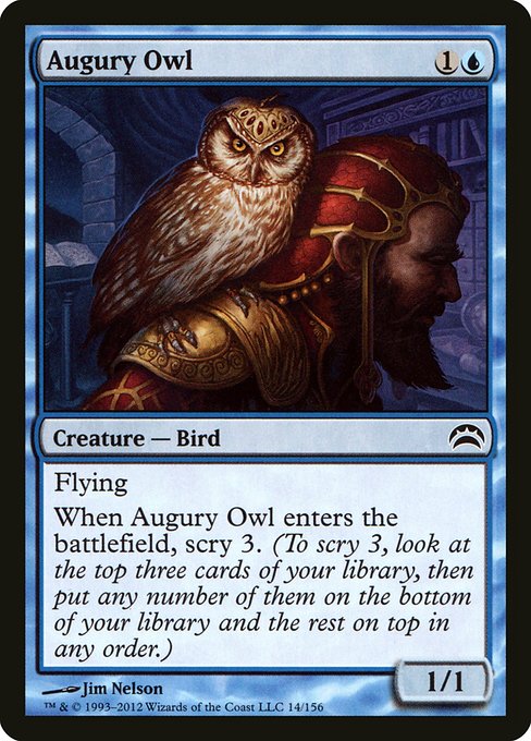 Augury Owl (14) [Planechase 2012]