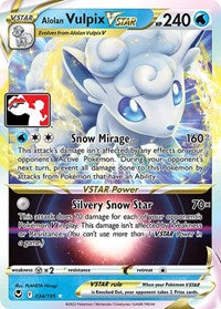 Alolan Vulpix VSTAR (034/195) [Prize Pack Series Cards]
