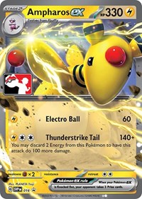 Ampharos ex (016) [Prize Pack Series Cards]