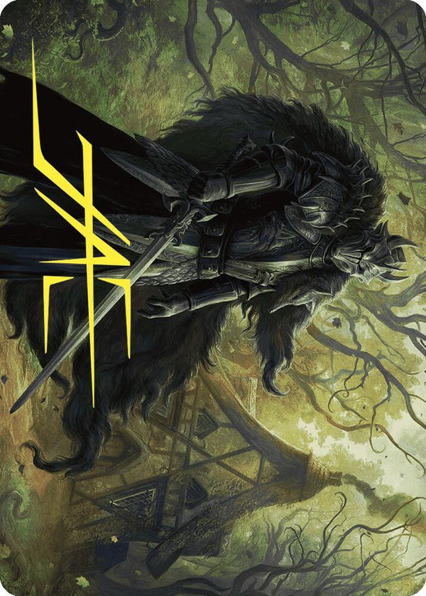 Agatha's Champion Art Card (Gold-Stamped Signature) (22) [Wilds of Eldraine Art Series]