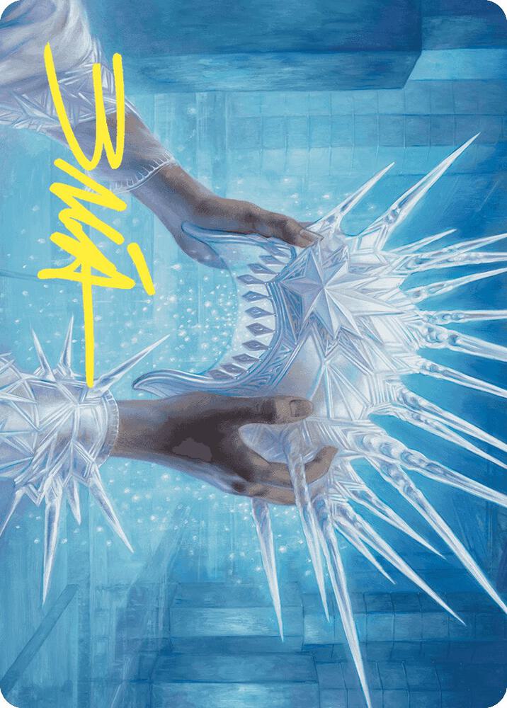 Hylda's Crown of Winter Art Card (Gold-Stamped Signature) (43) [Wilds of Eldraine Art Series]