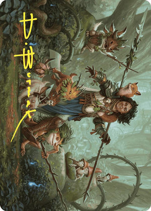 Ellivere of the Wild Court Art Card (Gold-Stamped Signature) (49) [Wilds of Eldraine Art Series]