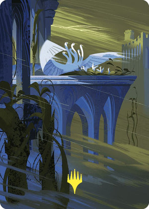 Doubling Season Art Card (Gold-Stamped Planeswalker Symbol) (71) [Wilds of Eldraine Art Series]