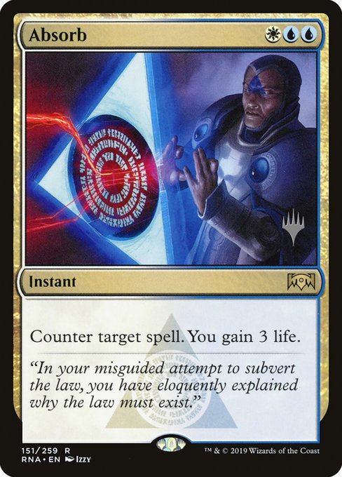 Absorb (151p) [Ravnica Allegiance Promos]