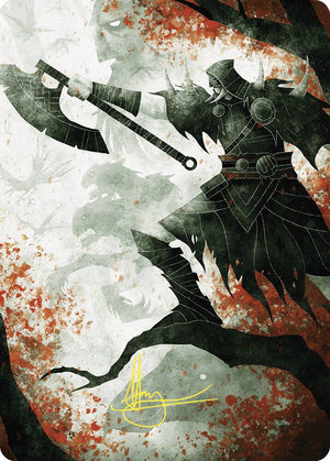 Garruk's Uprising Art Card (Gold-Stamped Signature) (72) [Wilds of Eldraine Art Series]