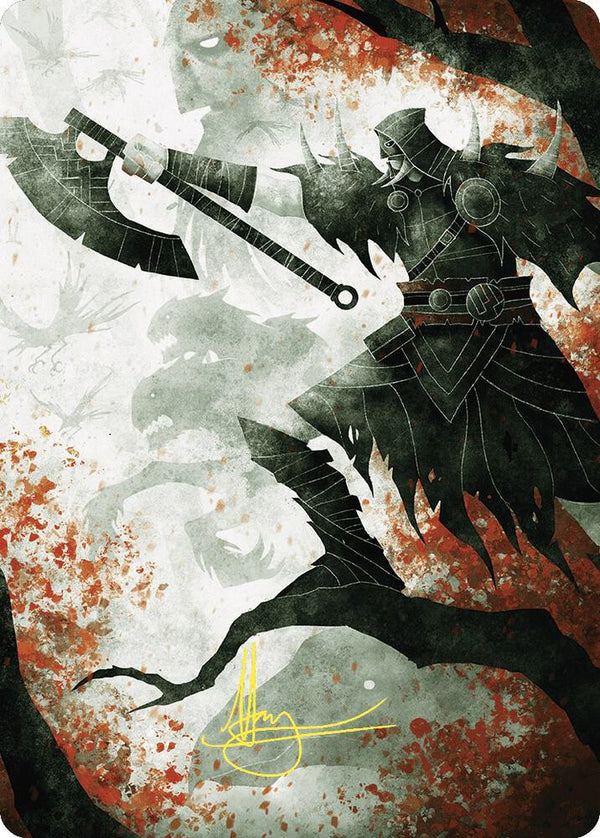 Garruk's Uprising Art Card (Gold-Stamped Signature) (72) [Wilds of Eldraine Art Series]