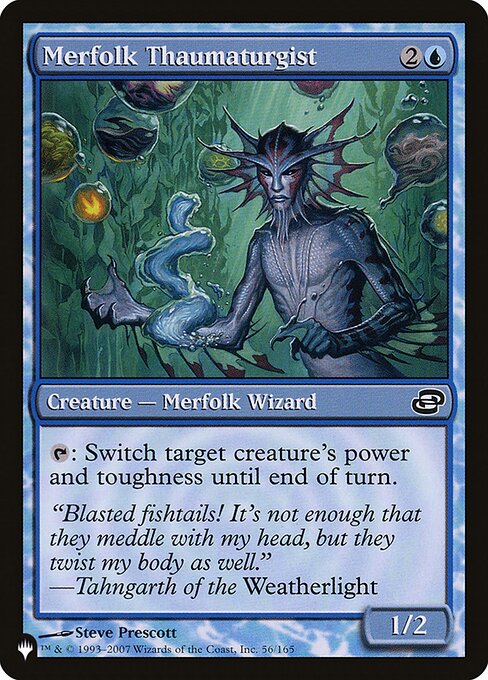 Merfolk Thaumaturgist (PLC-56) [The List]