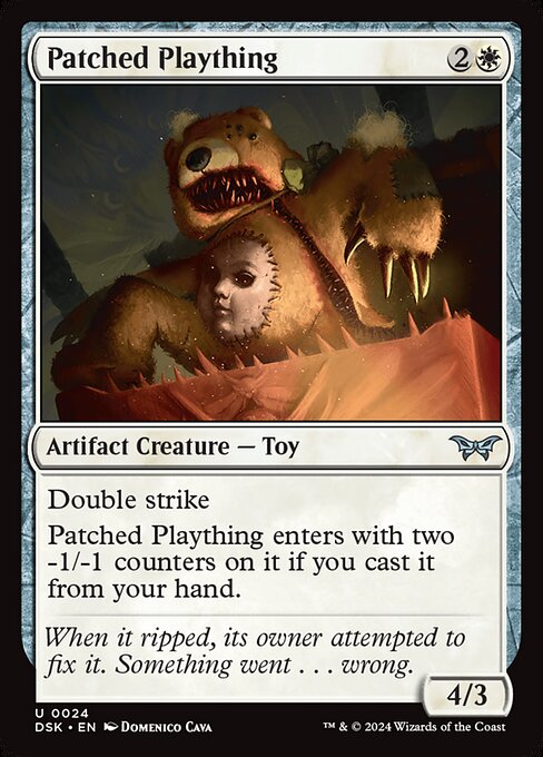 Patched Plaything (24) [Duskmourn: House of Horror]