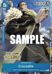Crocodile (Online Regional 2023) [Participant] (OP02-053) [One Piece Promotion Cards]