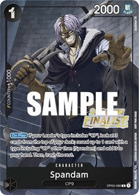 Spandam (Online Regional 2023) [Finalist] (OP03-086) [One Piece Promotion Cards]