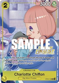 Charlotte Chiffon (Online Regional 2023) [Finalist] (OP03-109) [One Piece Promotion Cards]