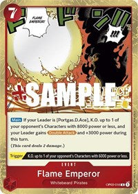Flame Emperor (Judge Pack Vol. 2) (OP03-016) [One Piece Promotion Cards]