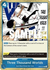 Three Thousand Worlds (Judge Pack Vol. 2) (OP03-057) [One Piece Promotion Cards]