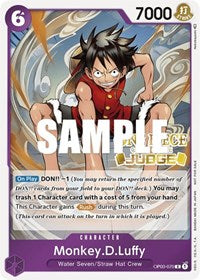 Monkey.D.Luffy (Judge Pack Vol. 2) (OP03-070) [One Piece Promotion Cards]