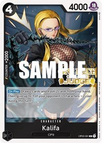Kalifa (Judge Pack Vol. 2) (OP03-081) [One Piece Promotion Cards]