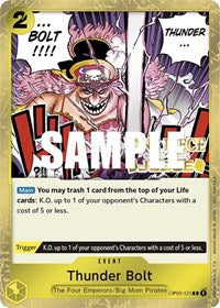 Thunder Bolt (Judge Pack Vol. 2) (OP03-121) [One Piece Promotion Cards]