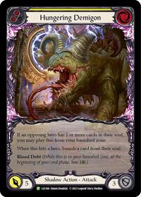 Hungering Demigon (Yellow) - LGS166 (LGS166) [Flesh and Blood Promo Cards]