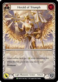 Herald of Triumph (Red) - FAB158 (FAB158) [Flesh and Blood Promo Cards]