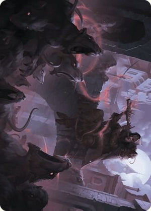 Gnawing Crescendo Art Card (17) [Wilds of Eldraine Art Series]