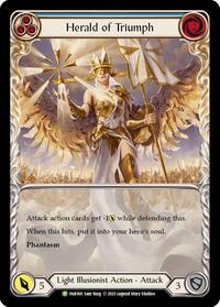 Herald of Triumph (Blue) - FAB160 (FAB160) [Flesh and Blood Promo Cards]