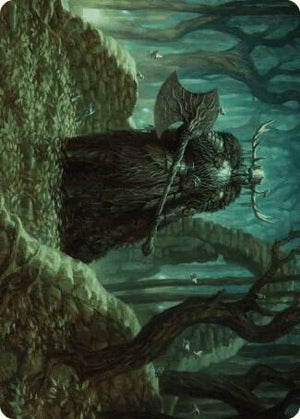 Mosswood Dreadknight Art Card (40) [Wilds of Eldraine Art Series]