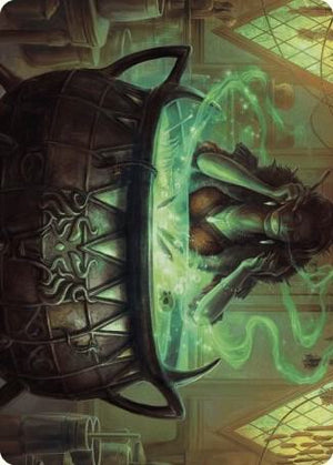 Agatha's Soul Cauldron Art Card (42) [Wilds of Eldraine Art Series]