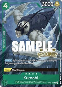 Kuroobi (Offline Regional 2023) [Participant] (OP03-026) [One Piece Promotion Cards]