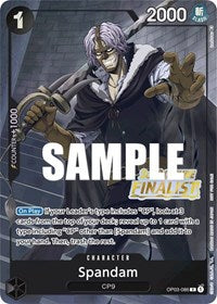 Spandam (Offline Regional 2023) [Finalist] (OP03-086) [One Piece Promotion Cards]
