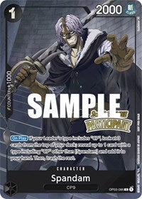 Spandam (Offline Regional 2023) [Participant] (OP03-086) [One Piece Promotion Cards]