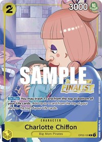 Charlotte Chiffon (Offline Regional 2023) [Finalist] (OP03-109) [One Piece Promotion Cards]