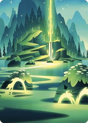 Leyline of Abundance Art Card (73) [Wilds of Eldraine Art Series]