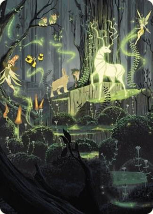 Primal Vigor Art Card (74) [Wilds of Eldraine Art Series]