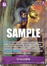 Crocodile (060) (Alternate Art) (OP04-060) [Kingdoms of Intrigue]