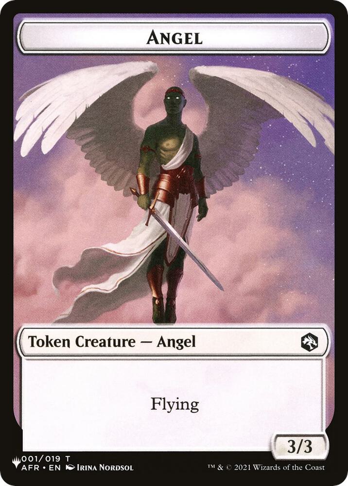 Angel // Soldier Double-Sided Token (1 // 2) [The List]
