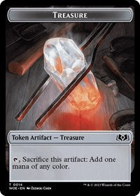Treasure Token (14) [Wilds of Eldraine]