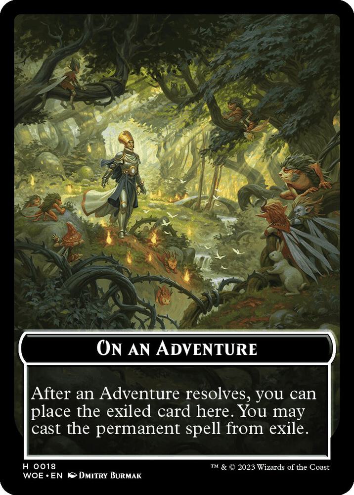 Emblem - On an Adventure (18) [Wilds of Eldraine]