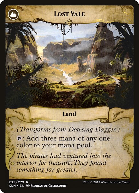 Dowsing Dagger // Lost Vale (235) [Ixalan] Reverse