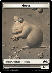 Mouse // Food (0013) Double-Sided Token (4 // 13) [Wilds of Eldraine]