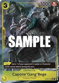 Capone"Gang"Bege (Alternate Art) (OP04-100) [Kingdoms of Intrigue]