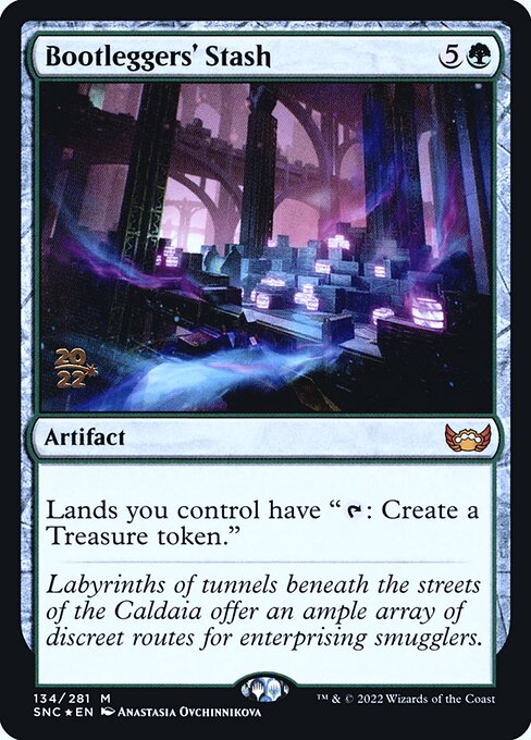 Bootleggers' Stash (134s) [Streets of New Capenna Promos]