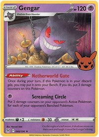 Gengar (2022 Copyright Date) (066/196) [Trick or Trade BOOster Bundle 2023]