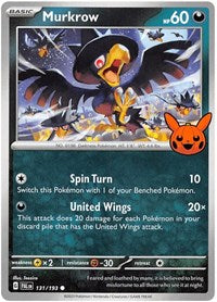 Murkrow (131/193) [Trick or Trade BOOster Bundle 2023]