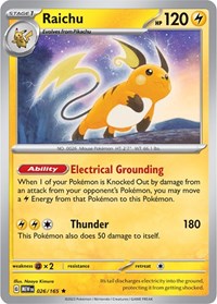 Raichu (026/165) [SV Scarlet and Violet 151]