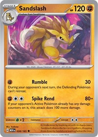 Sandslash (028/165) [SV Scarlet and Violet 151]