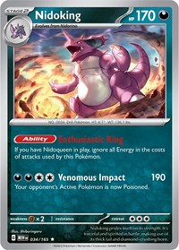 Nidoking - 034/165 (034/165) [SV Scarlet and Violet 151]
