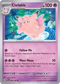 Clefable (036/165) [SV Scarlet and Violet 151]