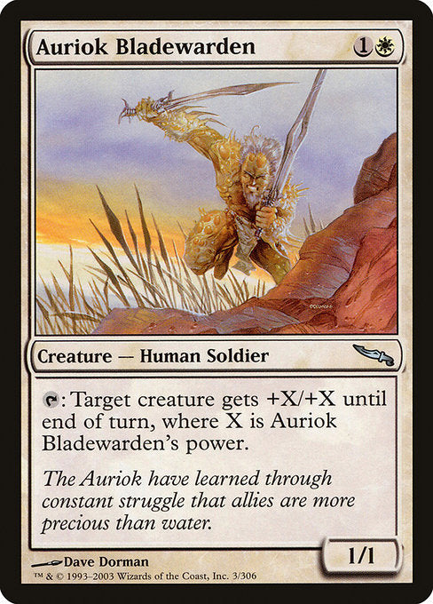 Auriok Bladewarden (3) [Mirrodin]