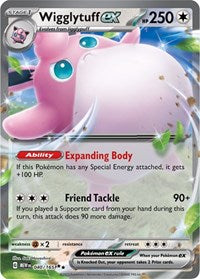 Wigglytuff ex - 040/165 (040/165) [SV Scarlet and Violet 151]
