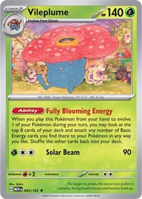 Vileplume (045/165) [SV Scarlet and Violet 151]