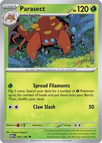 Parasect (047/165) [SV Scarlet and Violet 151]